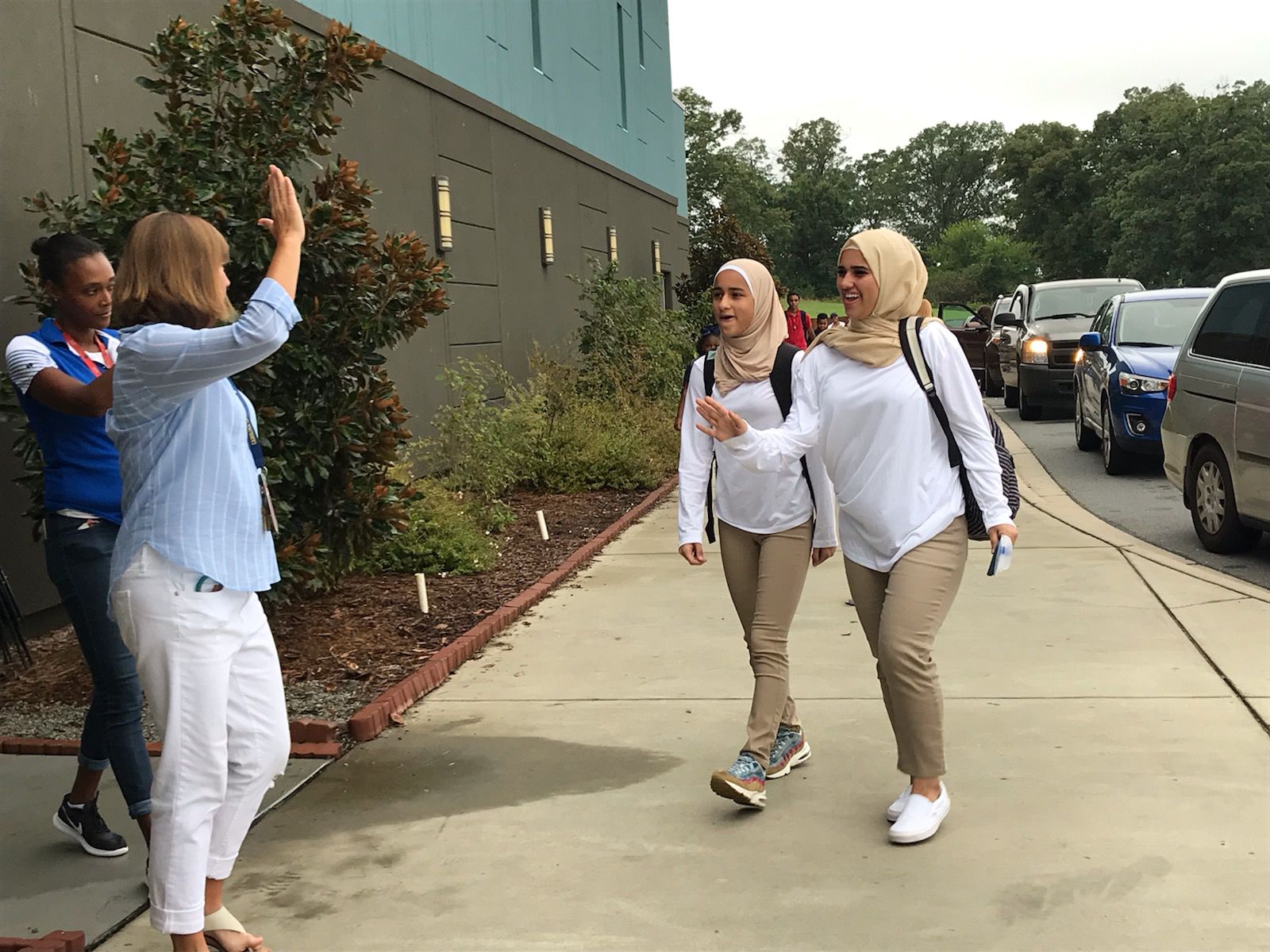 CIS First day of school